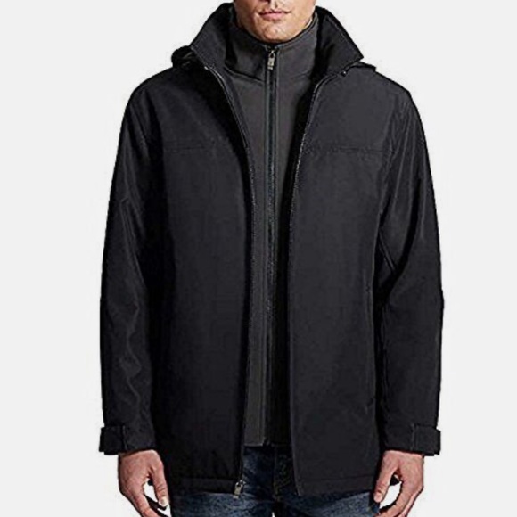 Weatherproof Ultra Tech Jacket, Double Zip Hooded Water Repellant Coat,sz M,new - Picture 3 of 11